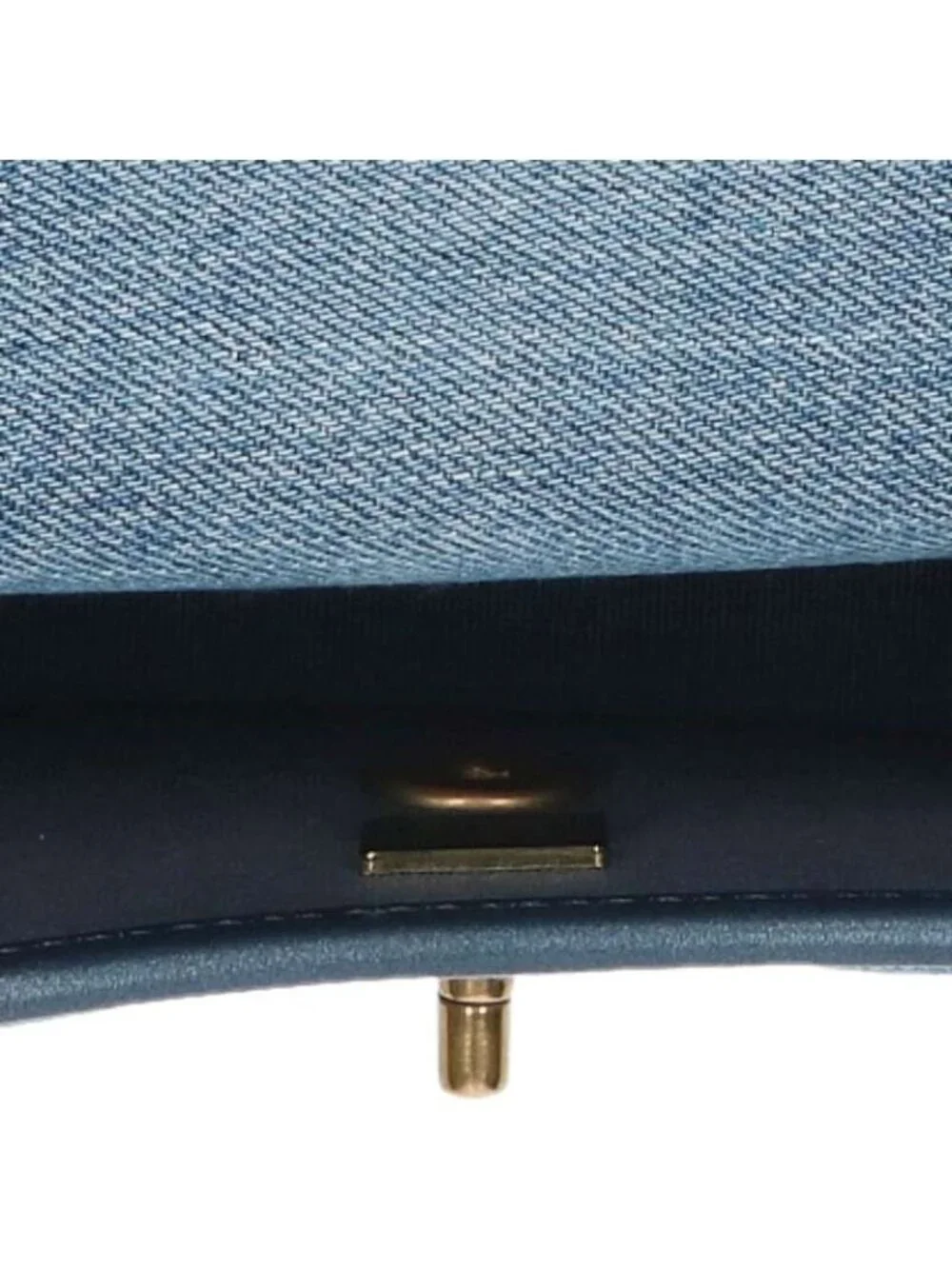 Chanel Quilted Denim Flap Shoulder Bag